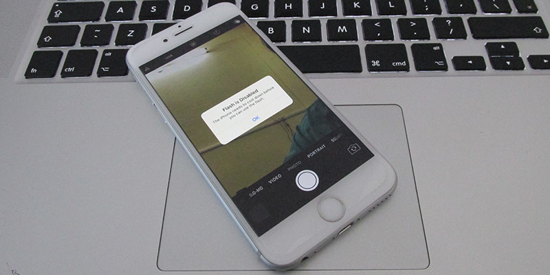 Fix ‘Flash is Disabled’ Error on iPhone 7 Plus or iPhone 7 - UnlockBoot